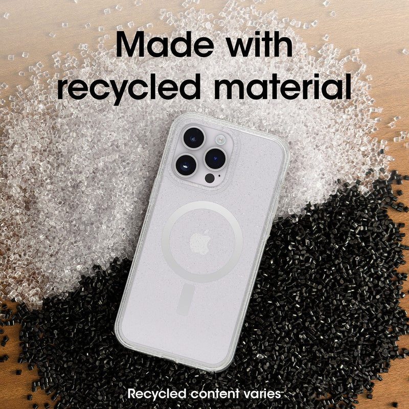 OtterBox Symmetry+ Clear MagSafe Apple iPhone 14 Pro Max Case Stardust (Clear Glitter) - (77-89285)