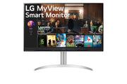 LG 32' Smart IPS 4K WebOS USB-C, HDMI, USB, LAN, Speaker