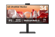 LG 34-inch UltraWide WQHD Curved IPS Monitor - 0