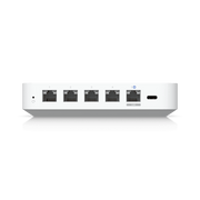 Ubiquiti Cloud Gateway Ultra, Multi-WAN, (4) GbE RJ45 ports, (1) 1/2.5 GbE RJ45 ports, USB Type C, 5V DC/3A, 100–240V AC, Max 6.2W, 2Yr Warr