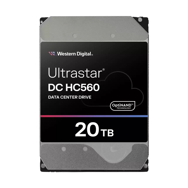 WD Ultrastar DC HC560 20TB SATA 3.5in 7200RPM Enterprise Hard Drive