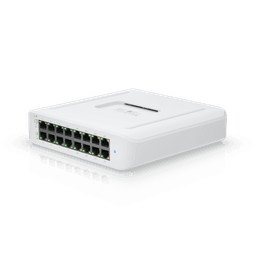 UBIQUITI UniFi SWITCH LITE 16 POE, 16 GbE PORT (8 PoE+), 45W, WALL MOUNT KIT INCLUDED