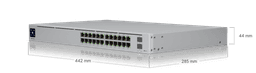 Ubiquiti UniFi Switch Pro 24 PoE Gigabit Layer 3 Managed Switch 400W 2x SFP+