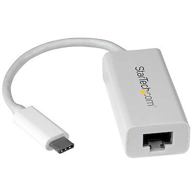 STARTECH USB-C 3.0 TO GbE ADAPTER, TB3 COMPATIBLE, WHITE, 2YR - US1GC30W