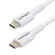 STARTECH 2M USB-C CHARGING CABLE, 60W 3A PD, WHITE, LTW