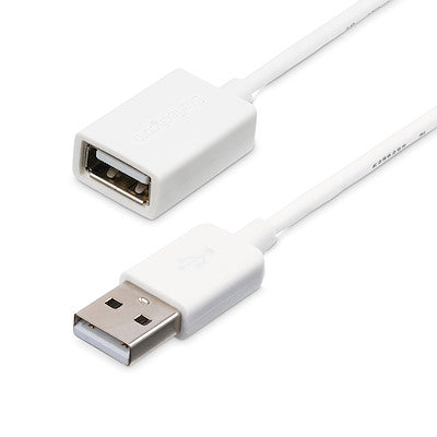 StarTech 1m USB 2.0 Extension Cable A Male to A Female White