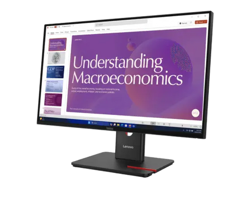 Natural Low Blue Light Technology on Lenovo T24D-40 Monitor vs Conventional Blue Filter