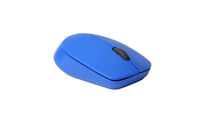 RAPOO M100 2.4GHz & Bluetooth 3 / 4 Quiet Click Wireless Mouse Blue - M100-Blue