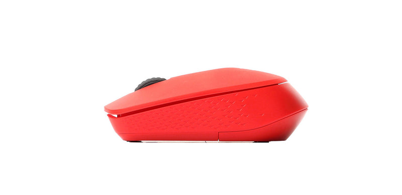 RAPOO M100 2.4GHz & Bluetooth 3 / 4 Quiet Click Wireless Mouse Red - M100-Red