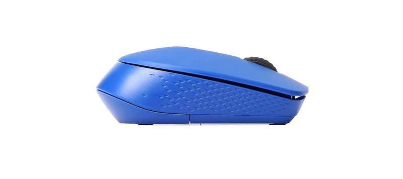 RAPOO M100 2.4GHz & Bluetooth 3 / 4 Quiet Click Wireless Mouse Blue - M100-Blue