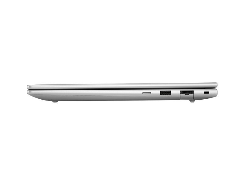 Profile view of the left side of the HP EliteBook.