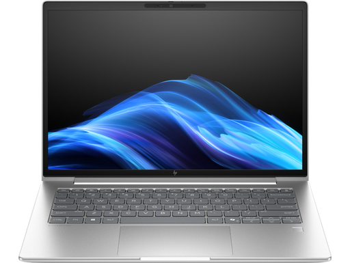Front view of the HP EliteBook 4 G1a 14-inch Notebook AI PC