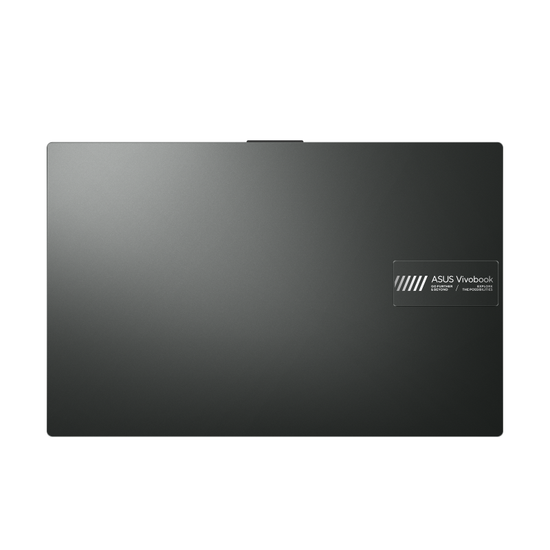 A view of the bottom of the Asus Vivobook Go 15, with a clear view of the air intakes.