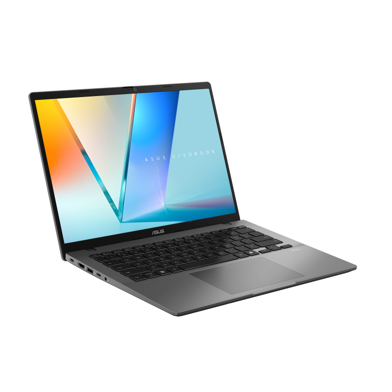 Off center shot of the front of the Vivobook S14 M3407HA.