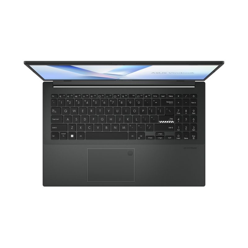 A top down view of Asus Vivobook Go 15 Notebook.