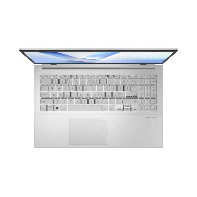 A top down view of ASUS Vivobook Go 15 laptop.