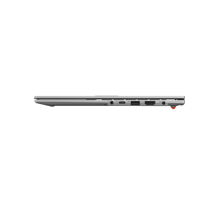 Profile view of the left side of the ASUS Vivobook Go 15