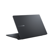 A rear view of the ASUS ExpertBook B1 (B1503), with the lid half open
