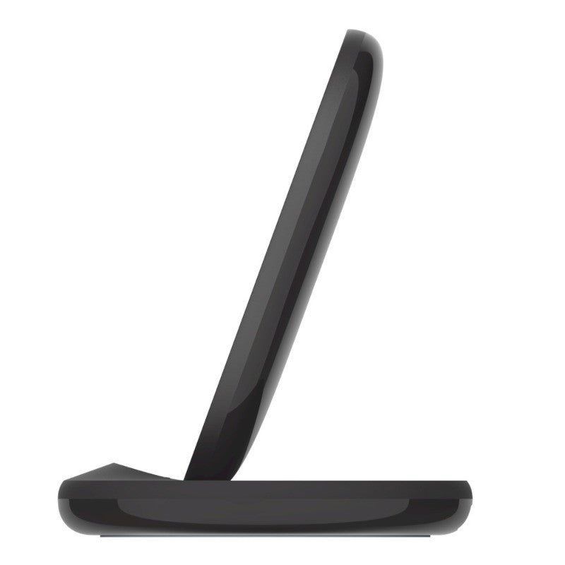 BELKIN QI WIRELESS 15W CHARGING STAND, BLACK, INCLUDE WALL CHARGER WITH CABLE,2YR+CEW - WIB002AUBK