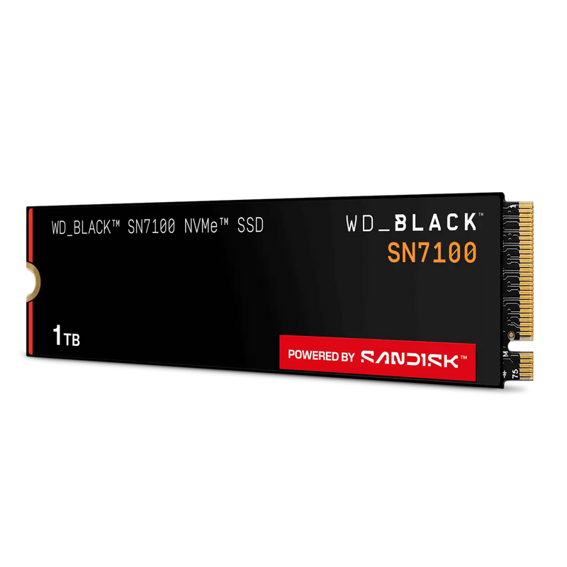 Western Digital WD Black SN7100 1TB M.2 NVMe PCIe Gen4 SSD 7250MB/s R 6900MB/s W