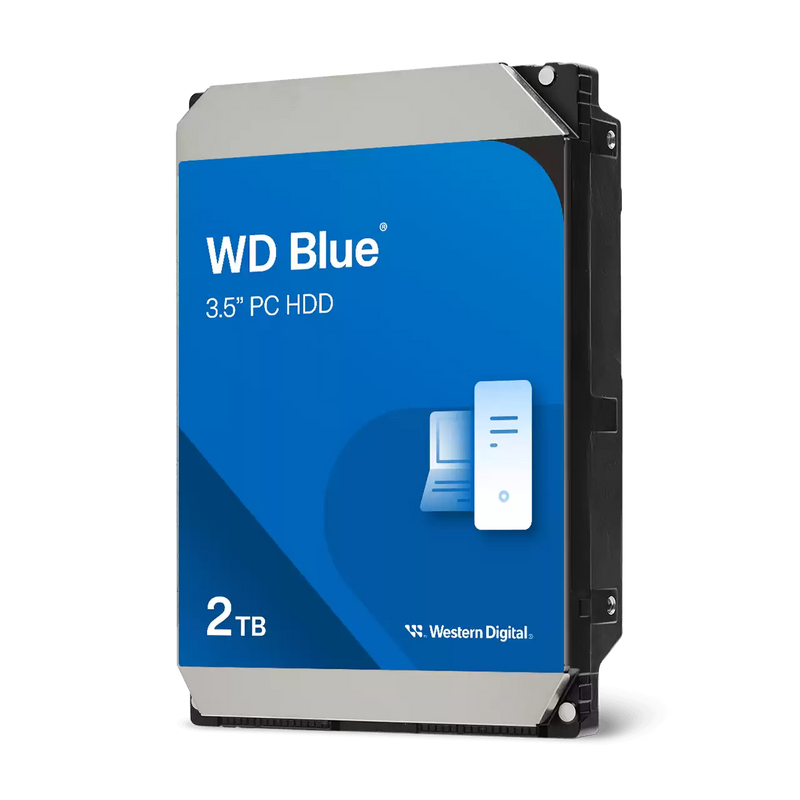 Western Digital WD Blue 2TB 3.5in SATA HDD 7200RPM Desktop Hard Drive