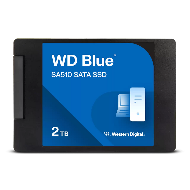 Western Digital WD Blue SA510 2TB 2.5in SATA SSD 560MB/s Read 520MB/s