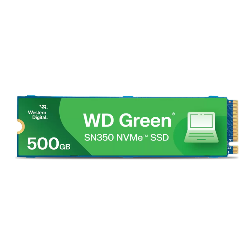 Western Digital WD Green SN350 500GB M.2 NVMe PCIe Gen3 SSD 2400MB/s Read