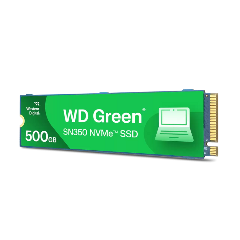 Western Digital WD Green SN350 500GB M.2 NVMe PCIe Gen3 SSD 2400MB/s Read