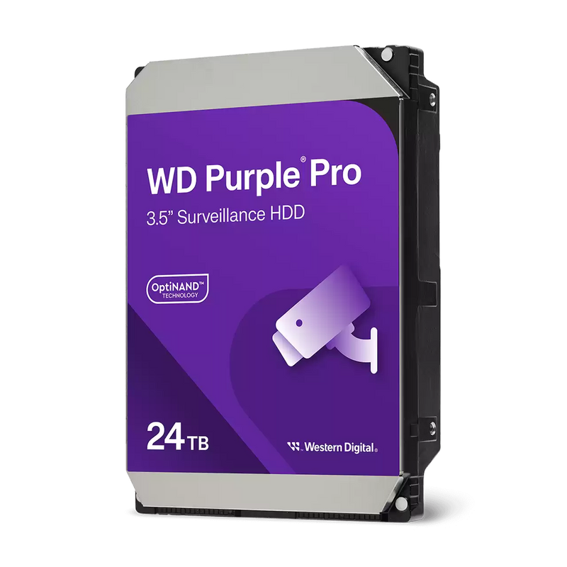 Western Digital WD Purple Pro 24TB 3.5in SATA HDD 7200RPM 512MB 287MB/s