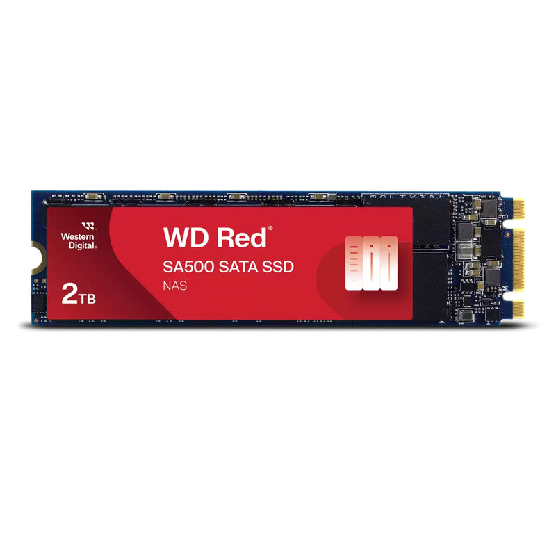 Front view of the WD Red SA500 M.2 2280