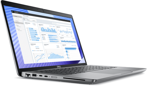 Off center shot of the front of the Dell Precision 3490