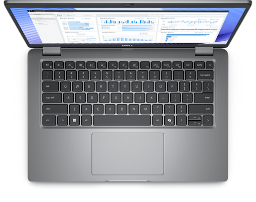 A view of the bottom of the Pro 14 Essential Laptop