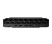 Front view of the HP ProDesk 4 Mini G1i Desktop AI PC