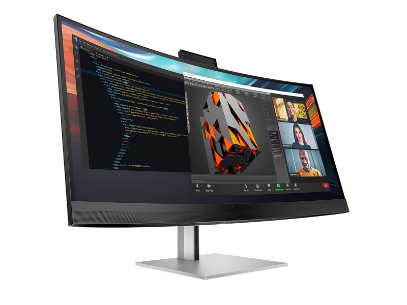 HP 740pm 40 inch 5K2K WUHD Curved IPS Monitor with Webcam USB Hub Speakers