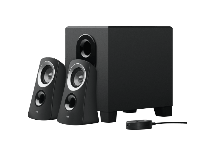 LOGITECH Z313 2.1 SPEAKER SYSTEM, RMS(25W),3.5MM(1), BLACK,2YR WTY-980-000414