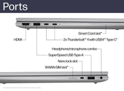 Profile view of the left side of the ZBook Firefly 14
