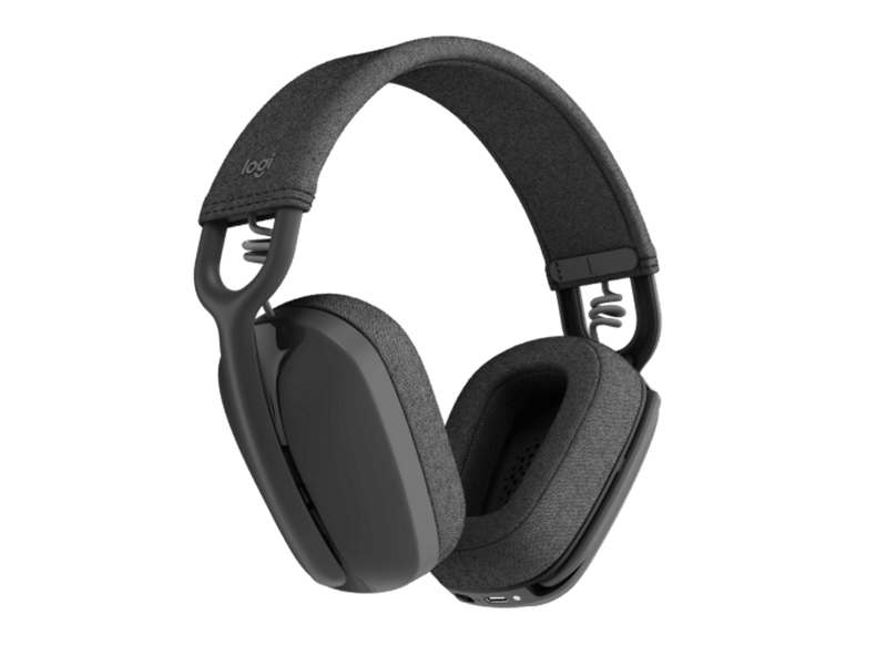 LOGITECH ZONE VIBE W/LESS MS STEREO HEADSET,BT,ADV NOISE CANCEL,USB-C W/ USB-A ADPTR,2Y WT-981-001158